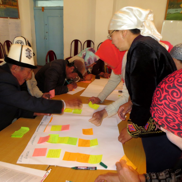 На базе с.Дароот-Коргон Чон-Алайского района было проведено мероприятие по совместному изучению нужд сообществ